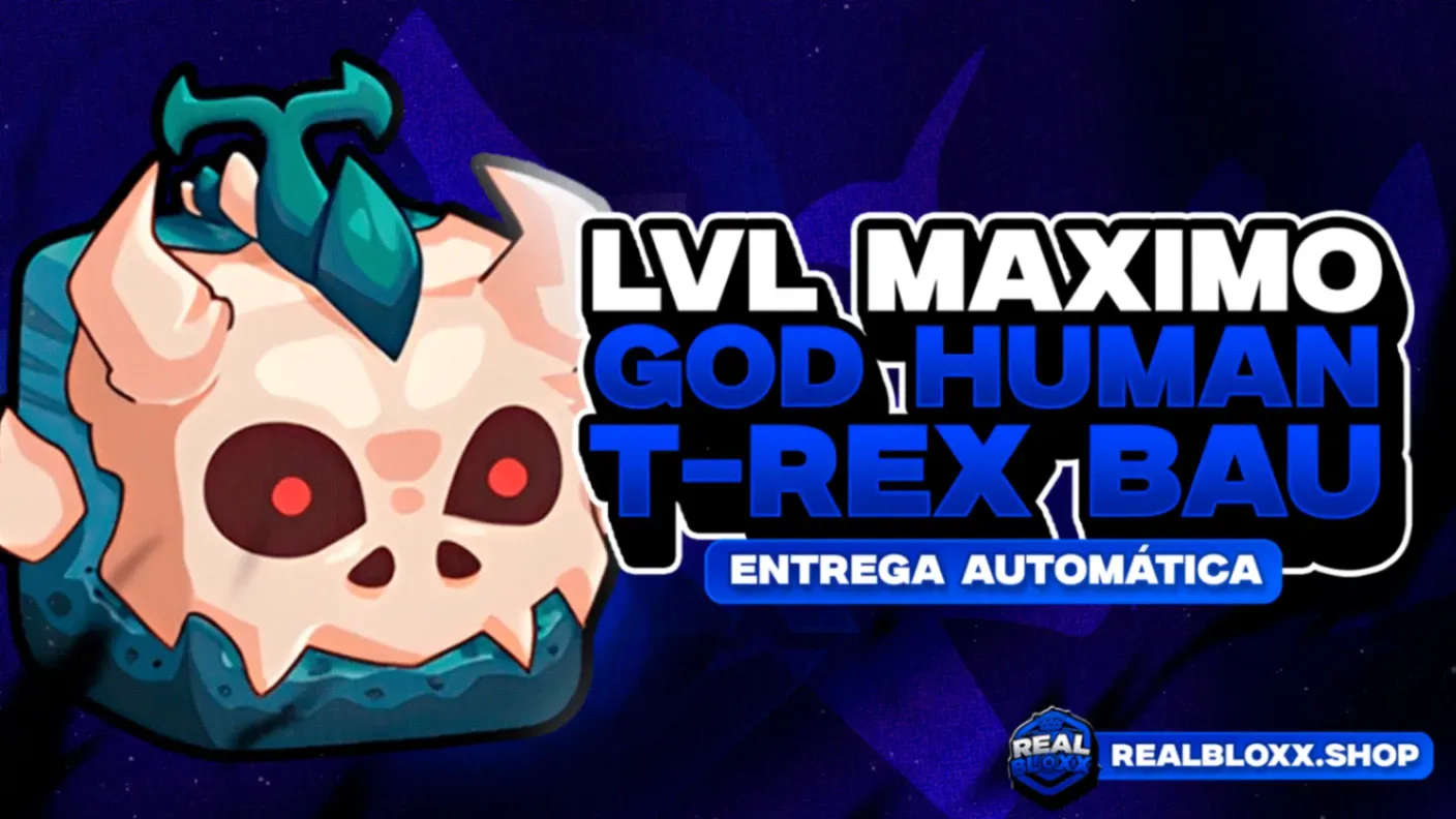 『 🦖 』 LEVEL 2800 + TREX NO INVENTARIO E GOD HUMAN
