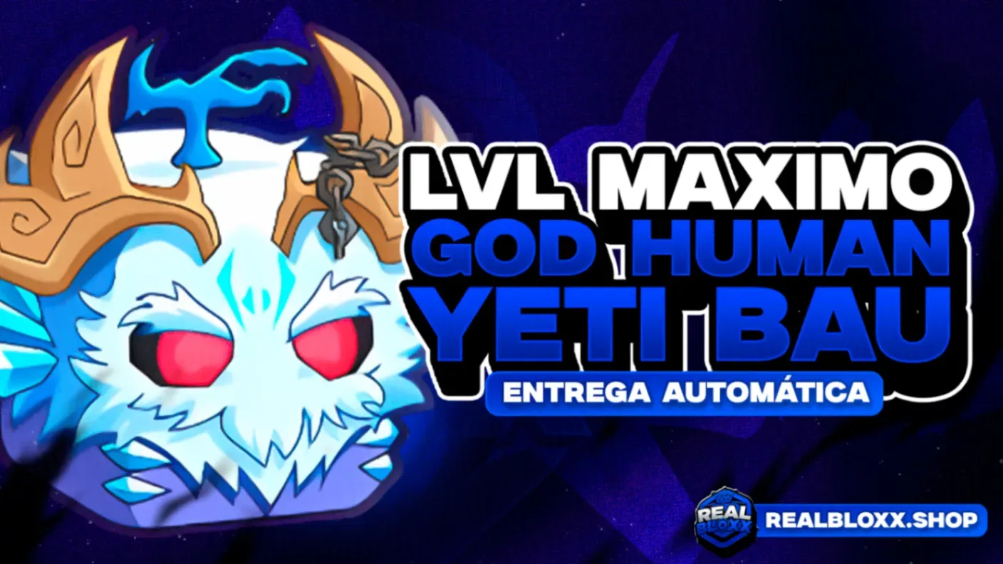 『 🧊 』 LEVEL 2800 + YETI NO INVENTARIO E GOD HUMAN